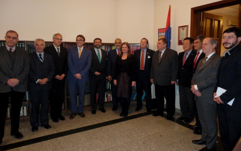 Րաֆֆի Հովհաննիսյանն ընդունեց Հայաստանում հավատարմագրված մի խումբ դեսպանների